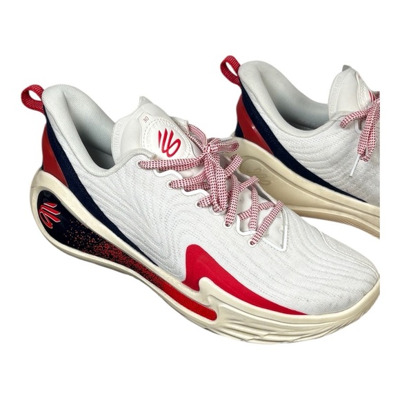 Under Armour Curry 12 \'Podium White\' basketball shoe. Mens size 11.5 main image 12